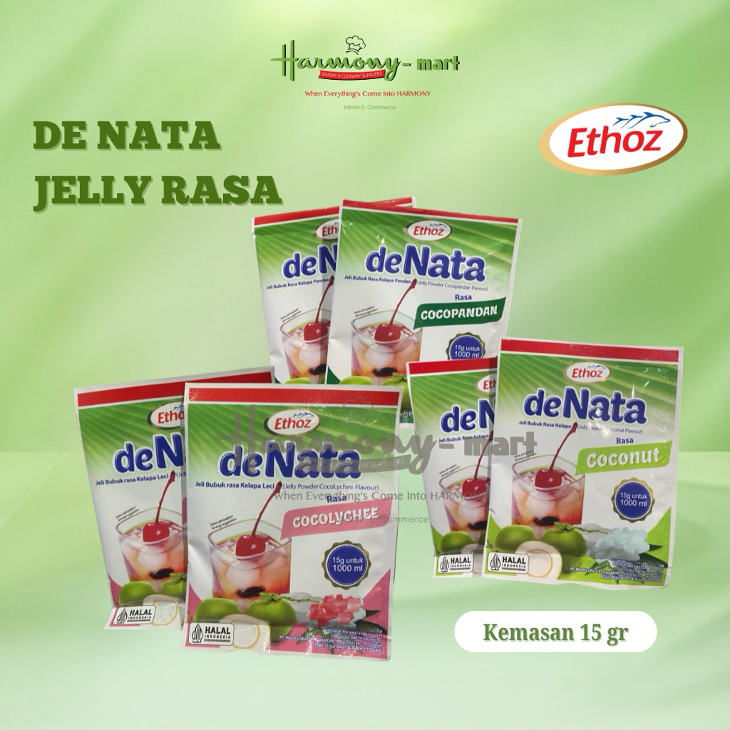 ETHOZ deNata Jelly Rasa / Jeli Bubuk  - 15g/sachet