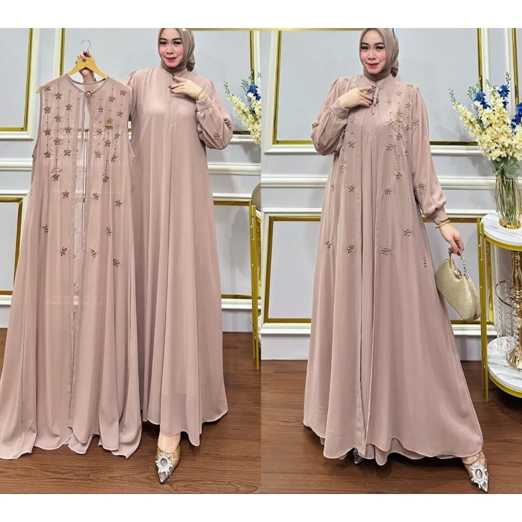 GAMIS ROMPI KAILA BUNGA PAYET TABUR LD 110-120 PB 140