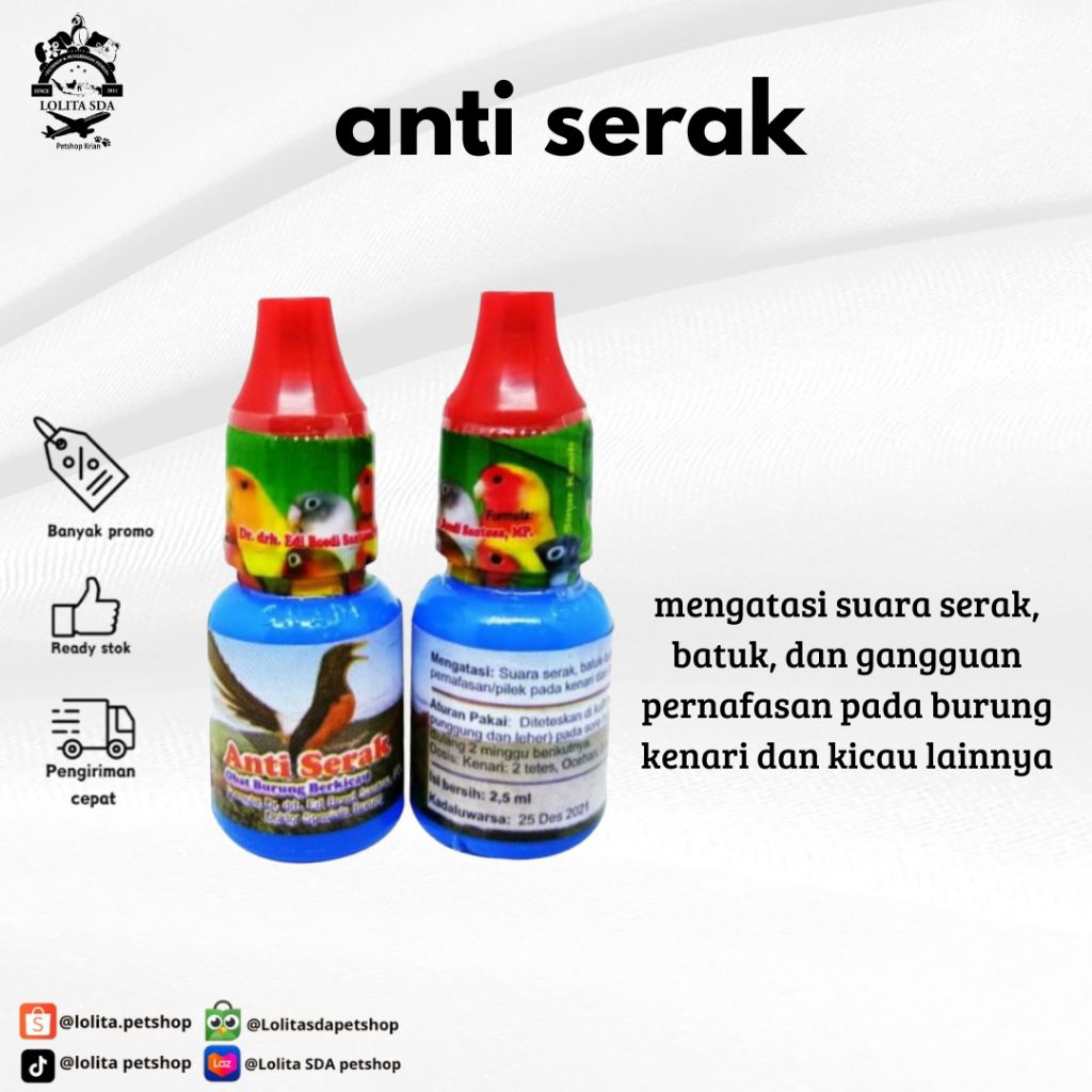 Anti Serak Dr.Edhi Obat Burung Serak