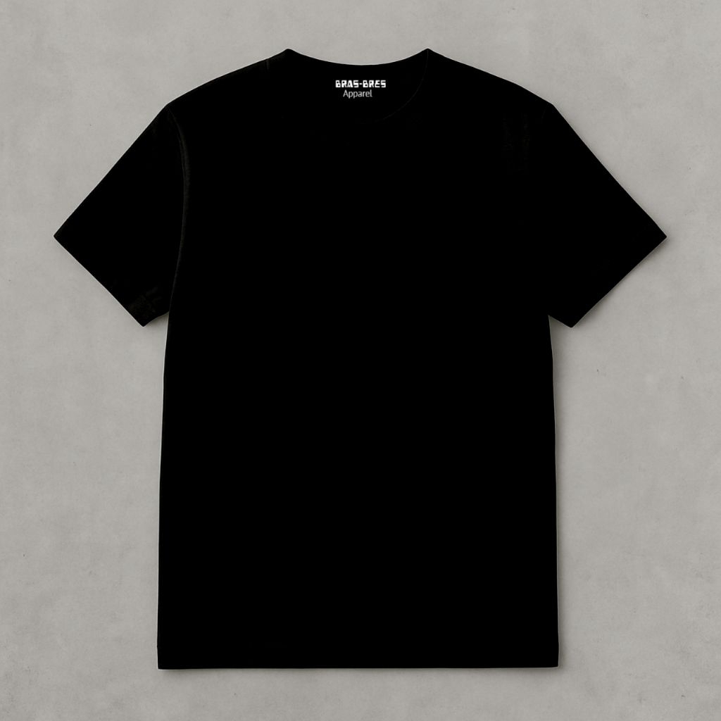 Kaos Polos Hitam Putih Cowok Cewek