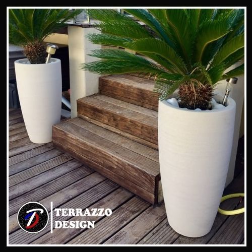 Pot teraso outdoor model tinggi