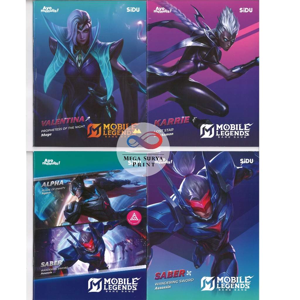 Buku Tulis 38 L mobile legend