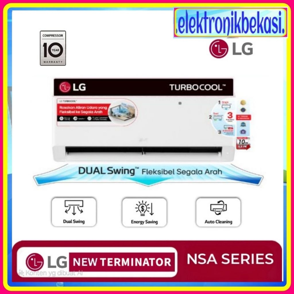 AC LG K05NSA / AC LG 1/2 PK 05 NSA  / LG K O5 NSA AC 0.5 PK
