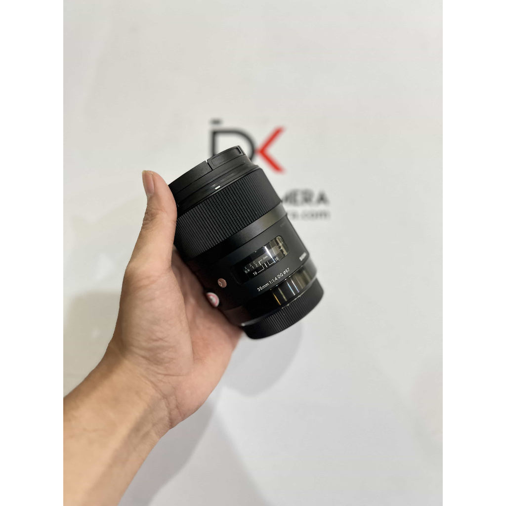 ( DEPOT KAMERA ) SECOND – SIGMA 35MM F/1.4 DG ART CANON + adapter