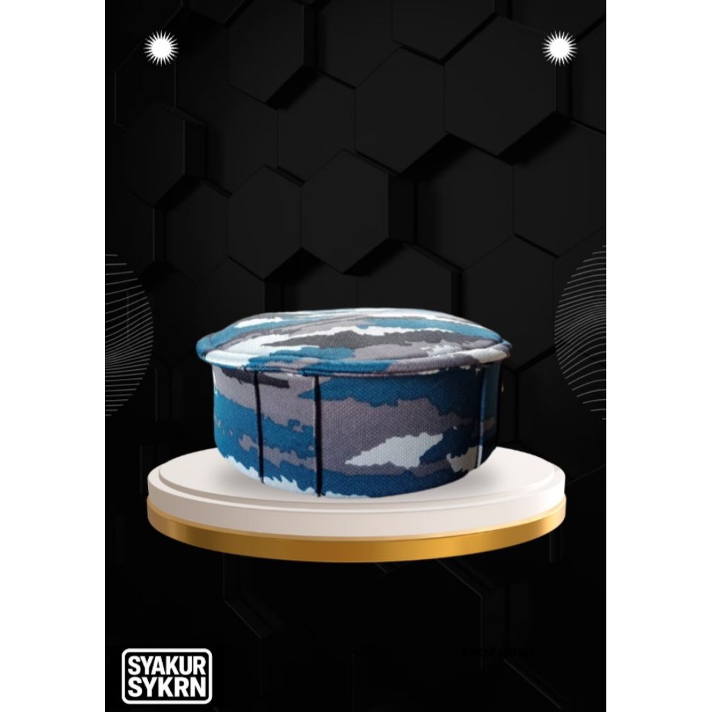 Peci Pakol Peci Afganistan PeciTaliban motif loreng