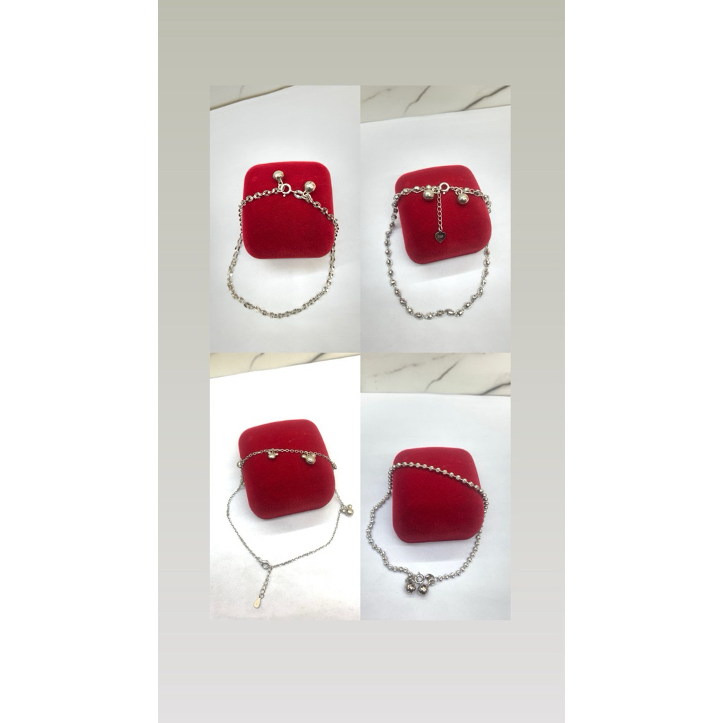 Gelang Kaki cantik Perak S925
