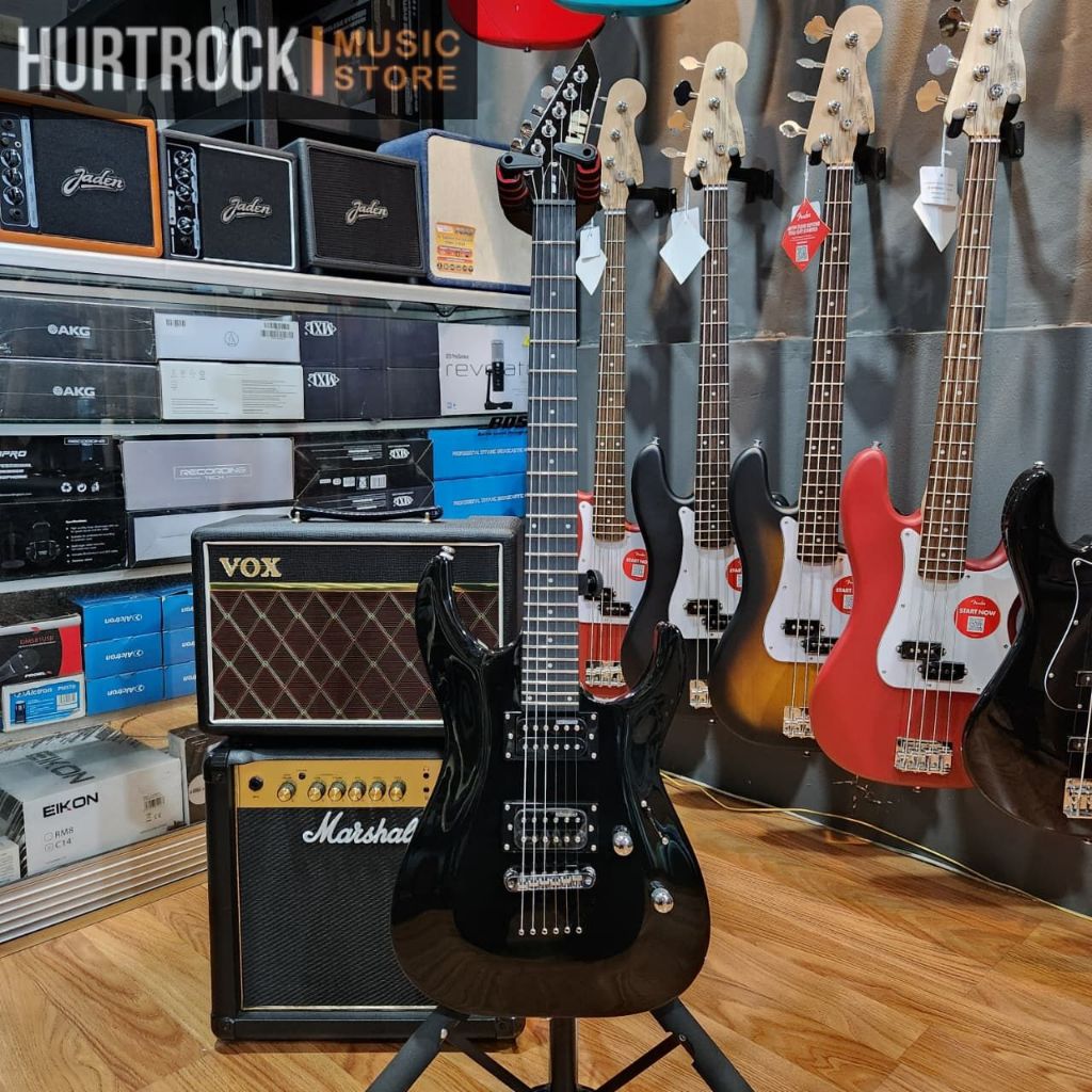 LTD by ESP MH10 MH-10 LMH10KIT Black Electric Guitar