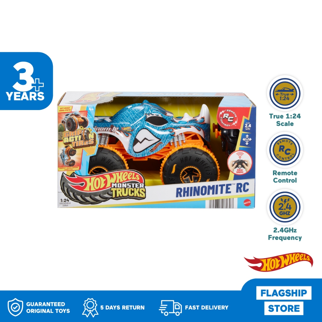 Hot Wheels Remote Control Rhinomite 2025 - Mainan Mobil Balap