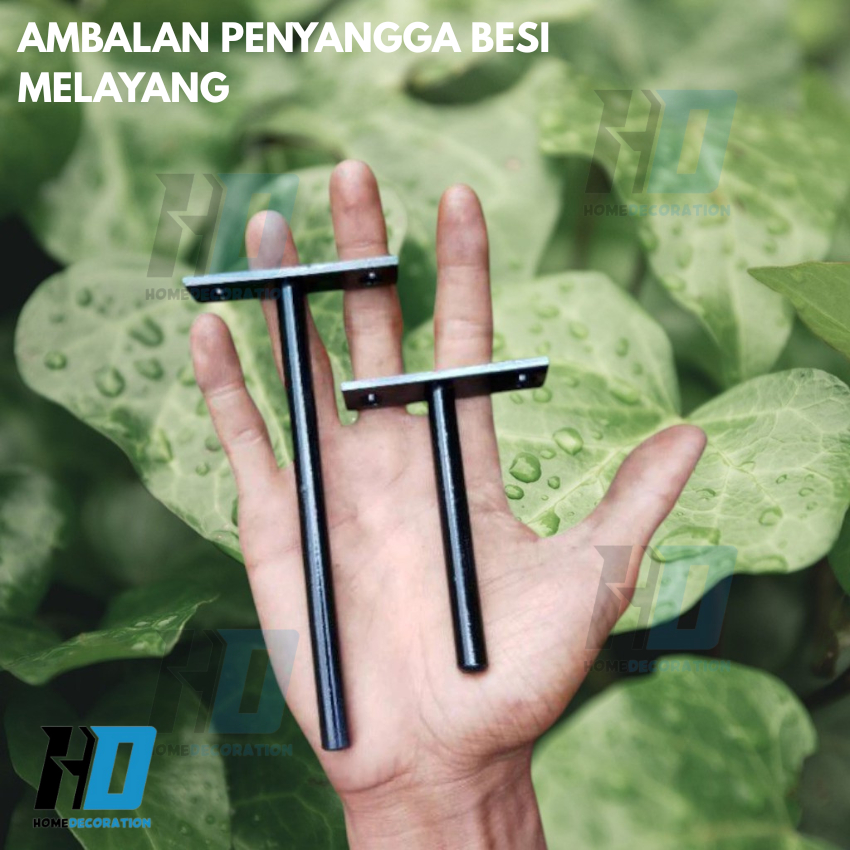 Besi Bracket Ambalan Rak Dinding Melayang