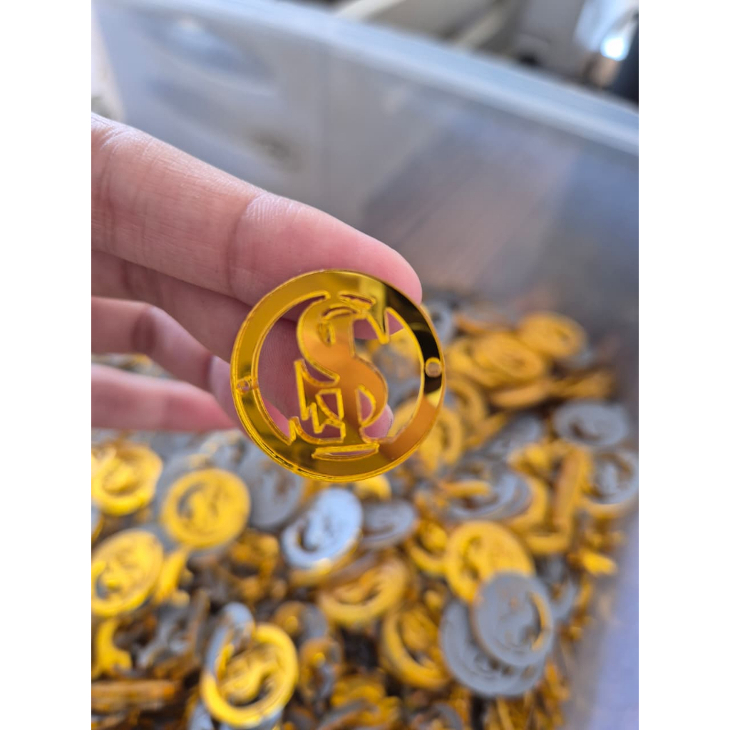 Sultan Laser - Label Akrilik - Label Hijab Inisial Nama Brand Usaha Logo Brand Label Gamis Baju