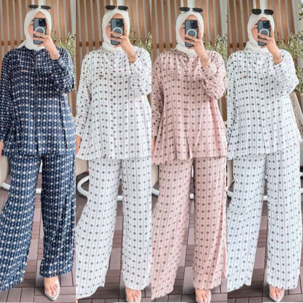 KIRANA ONE SET/BAJU SETELAN WANITA/ONE SET WANITA PREMIUM/SET WANITA TERBARU