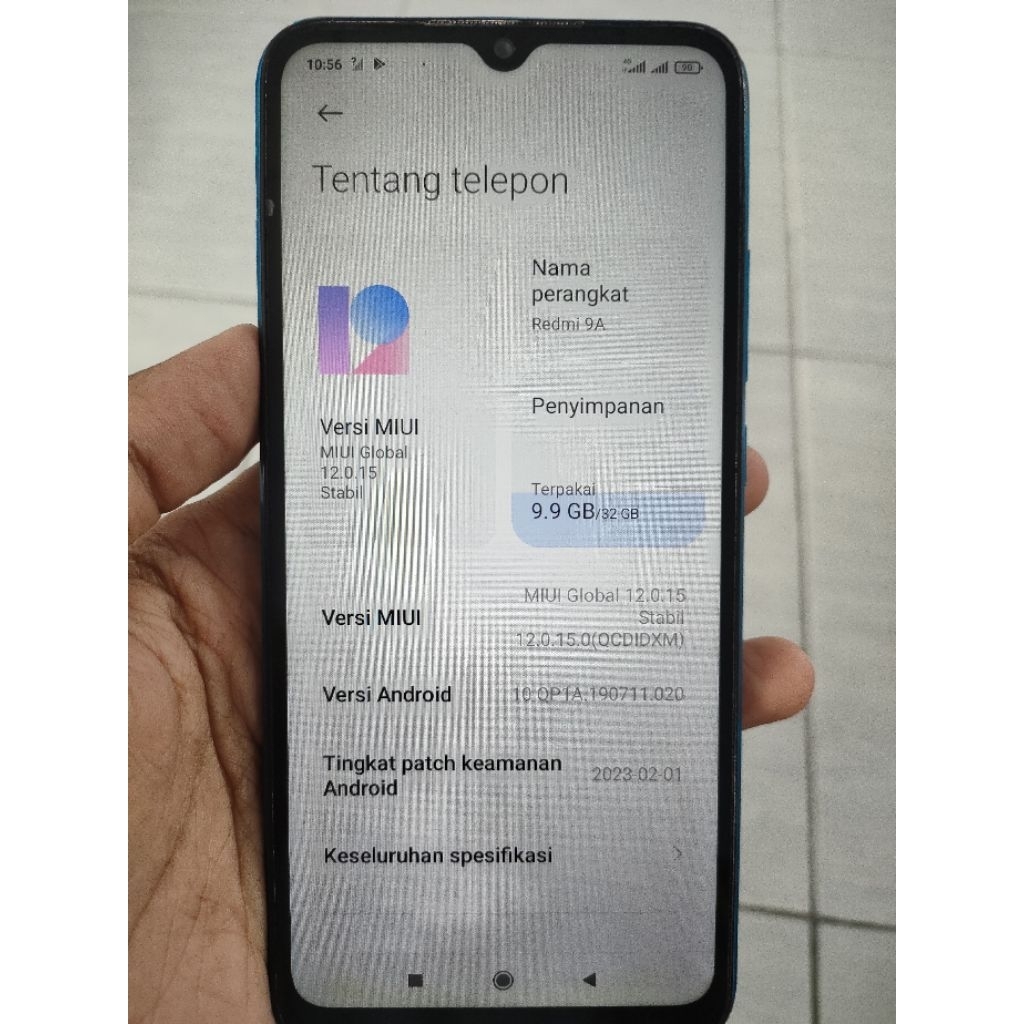 mesin redmi 9a 2/32 + unit