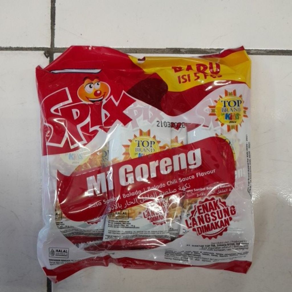 Spix mie goreng snack rasa Sambal Balado ( isi 5 )