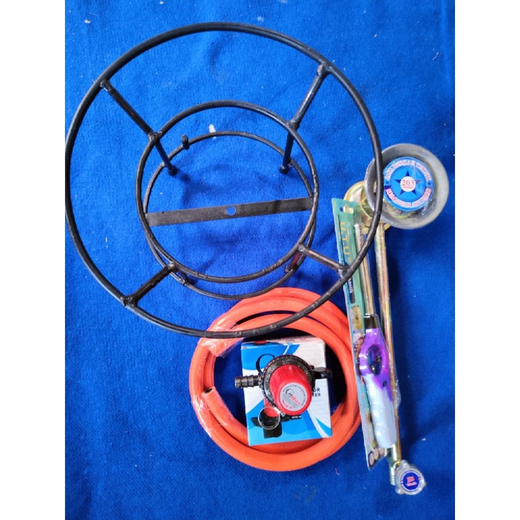 SET KOMPOR MAWAR 203 DAN TUNGKU BULAT TINGGAL PAKE | KOMPOR MAWAR 203 1 SET | KOMPOR JOSS 203 1 SET