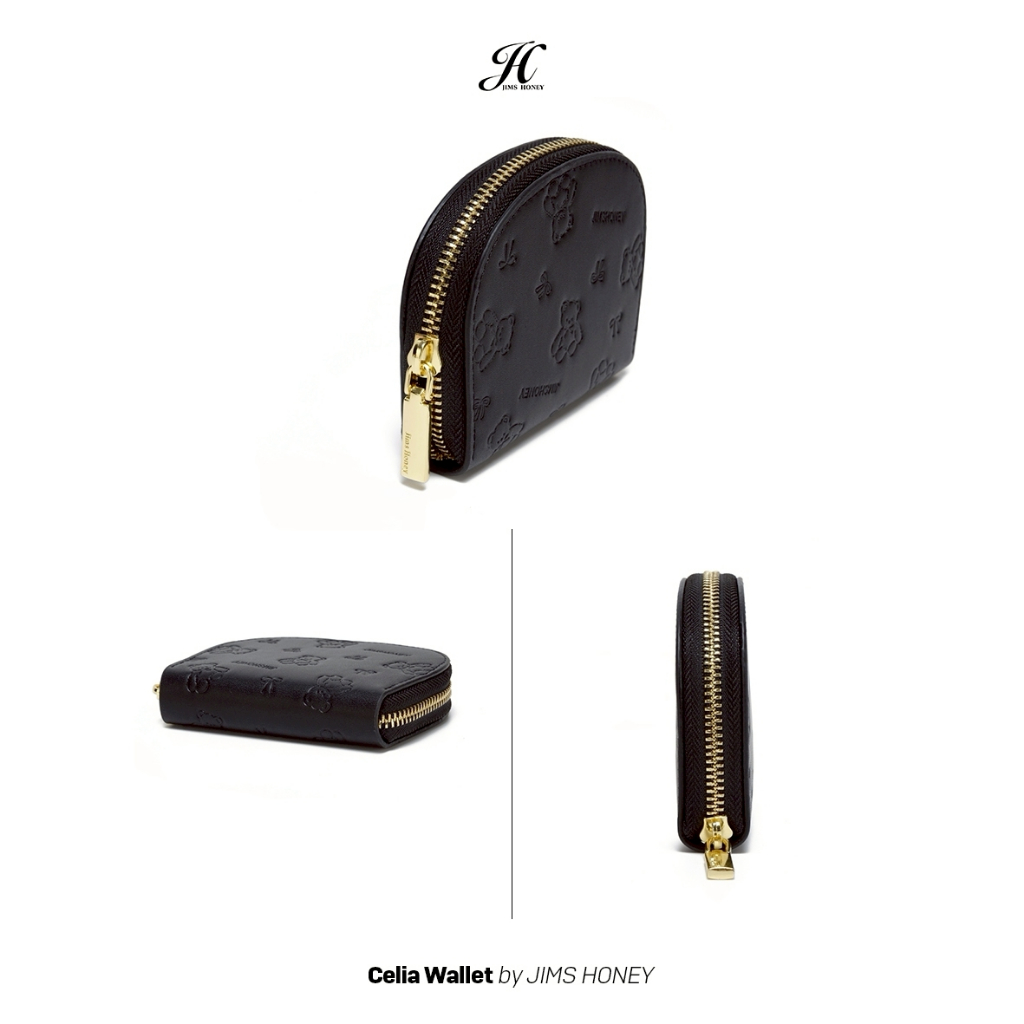 JIMS HONEY CELIA WALLET  Dompet Uang Wanita Kartu Kulit PU dompet  disiplin