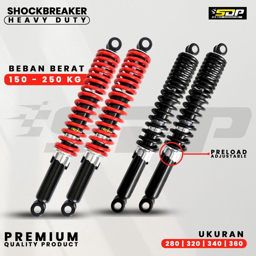 Shockbreaker Heavy Duty Shockbreaker Matic 150-250KG skok beban berat 280/320/340/360 Import