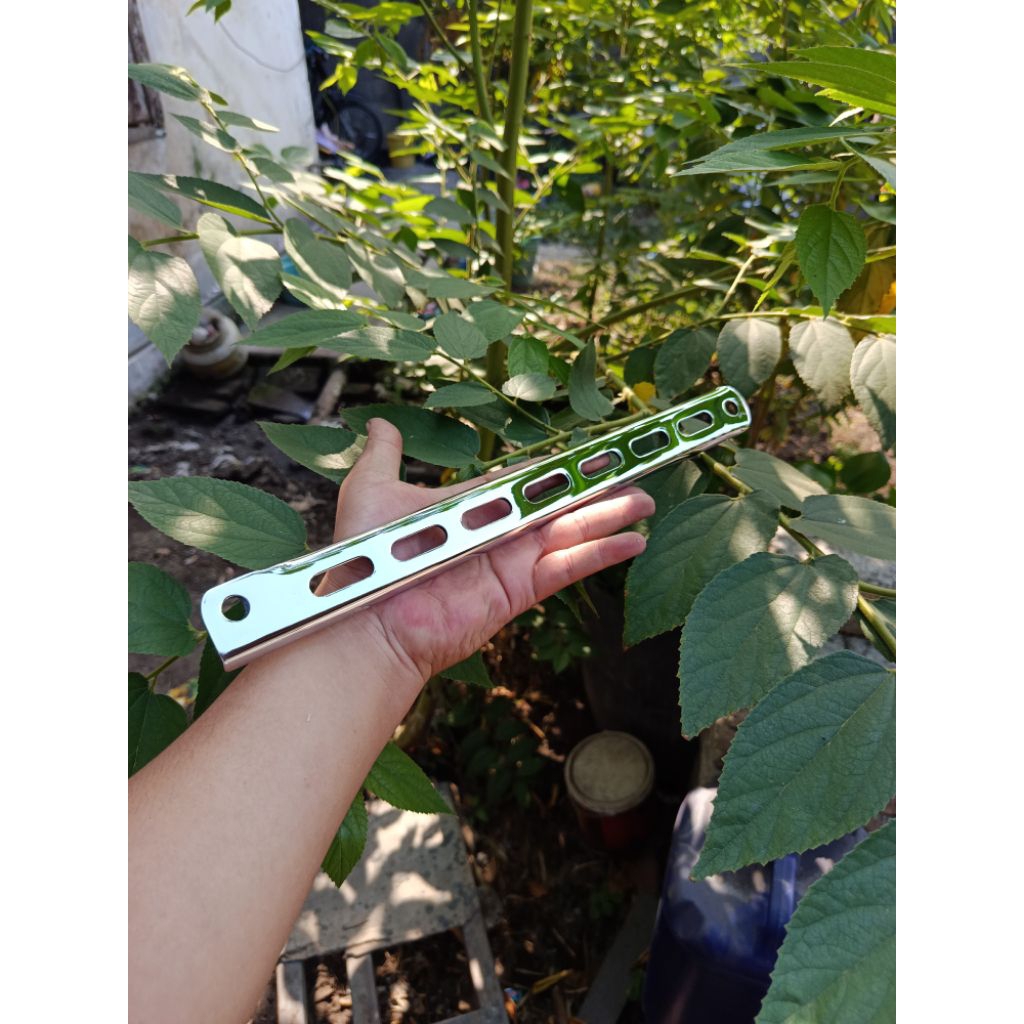 stan hub, tahanan kampas belakang rem, supra 110. grand, prima finishing crome