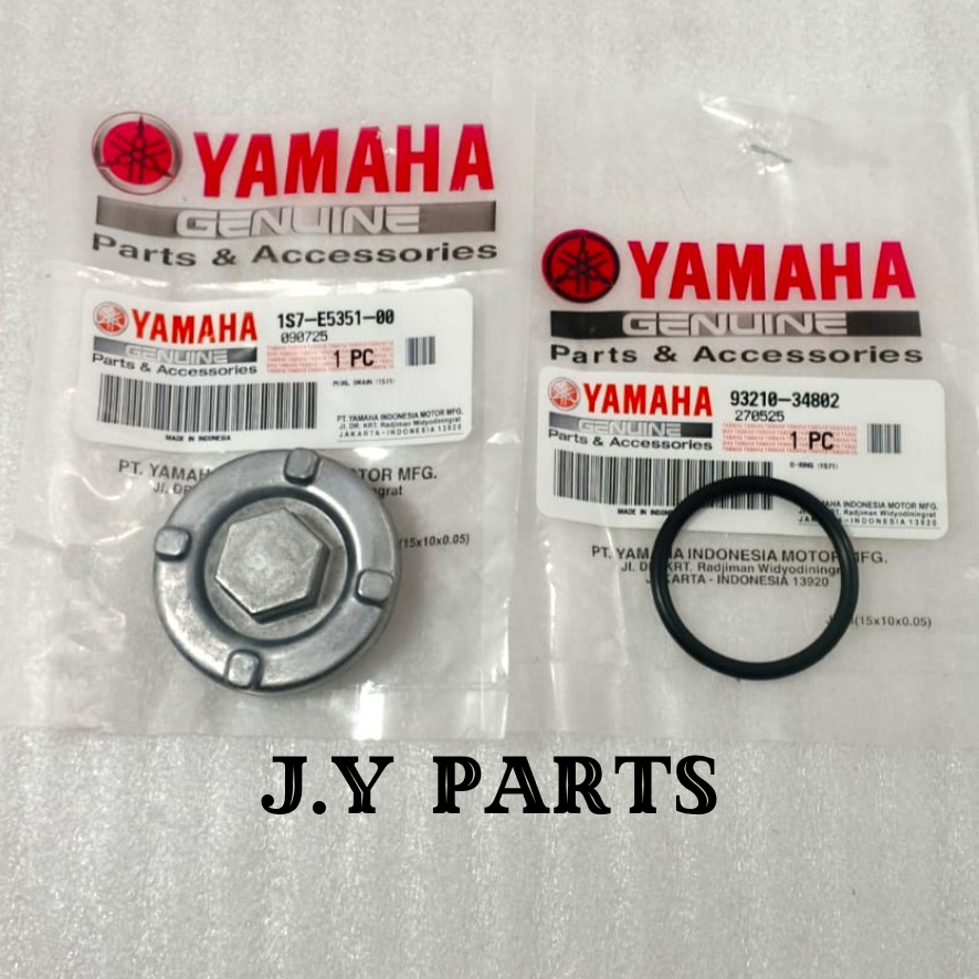 BAUT TAP TAB TUTUP PEMBUANGAN OLI MESIN BAWAH R15 V3 V4 R15M MT15 XSR VIXION R WR 155 ORIGINAL YGP 1