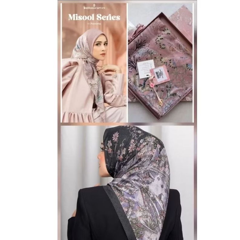 Buttonscarves Dubai 2 & misool pavona RARE bundling 