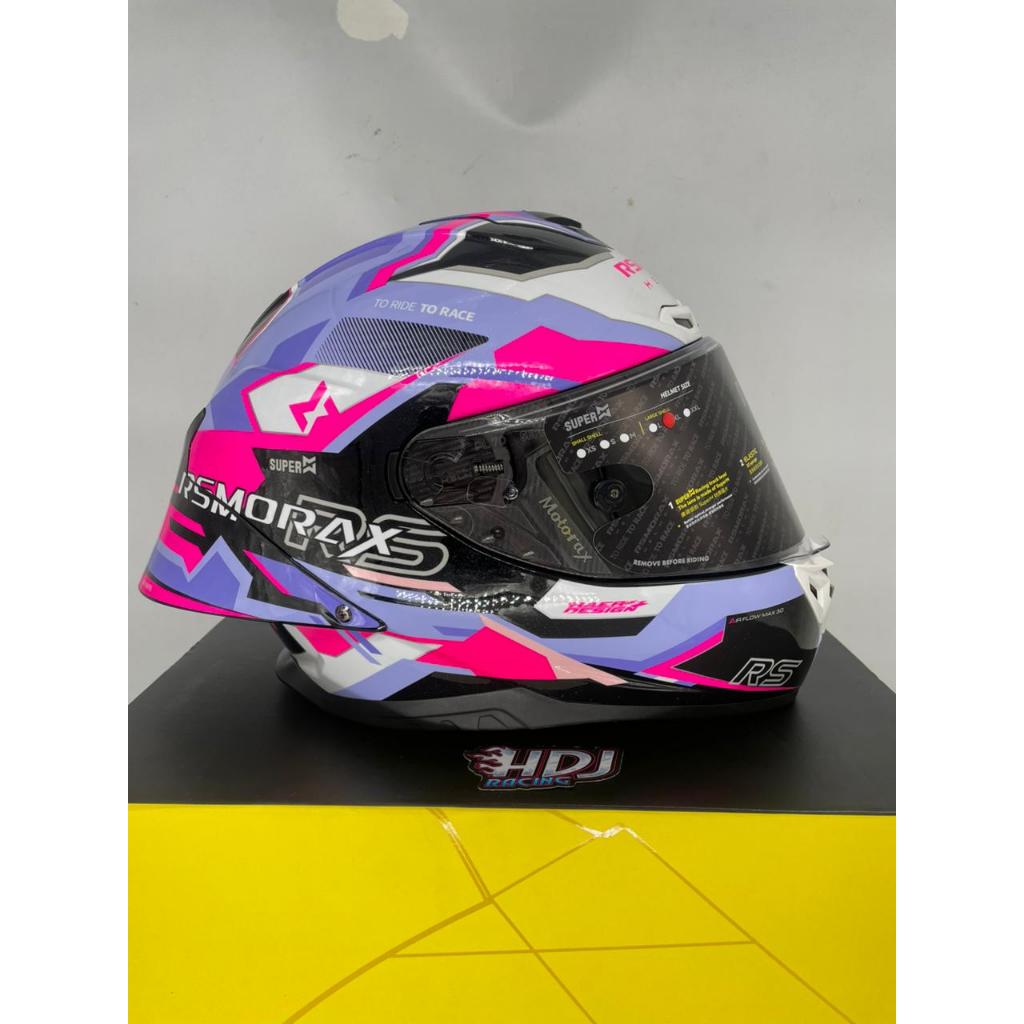 Helm Motorax R50SPRO Original | SIze XL Asia | Helm Moto3 WSBK FIM Certified