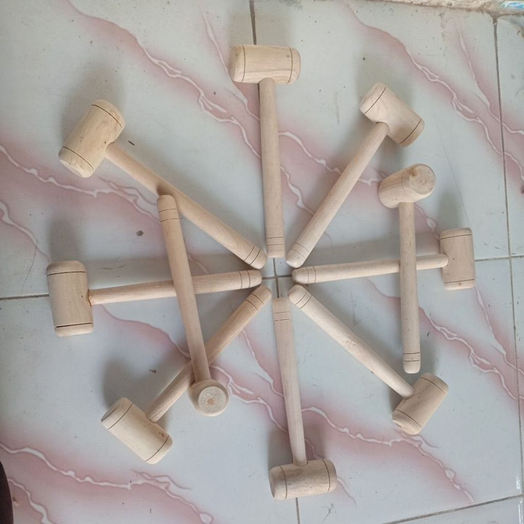 palu kayu, palu ecoprint,