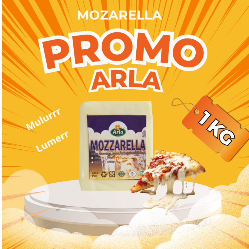 Arla Mozzarella 1 Kg Keju Mozarella Arla Cheese Lumer Murah Corndog Jasuke Pizza Topping