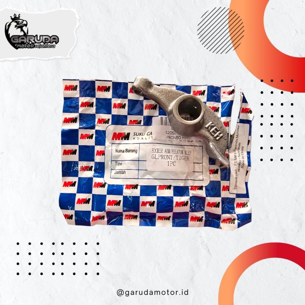 Temlar Temelar Platuk Klep Rocker Arm MPM GL Pro Neotech Max Neotech Megapro hiu Megapro Primus Tige