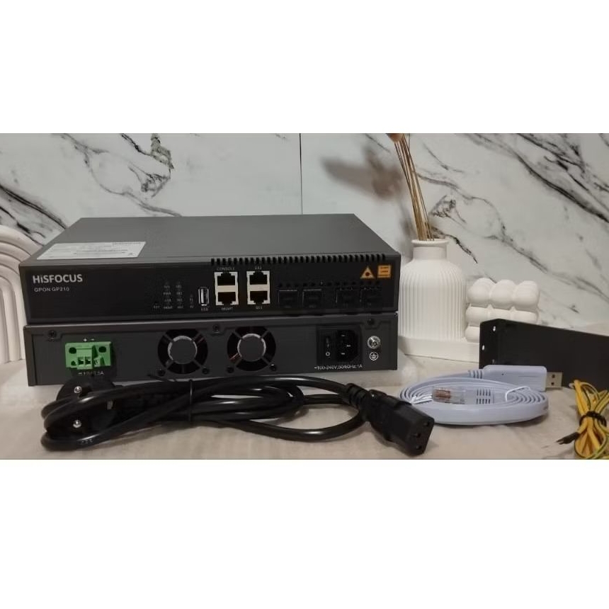 OLT Hisfocus GPON 2pon 10G GP210