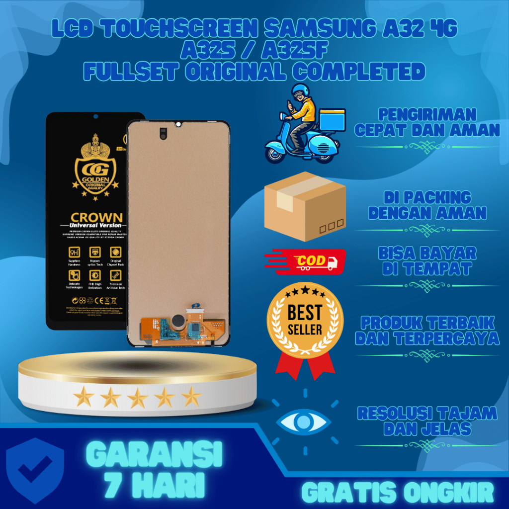 LCD SAMSUNG A32 4G / A325 / A325F ORIGINAL PRESISI HIGH QUALITY