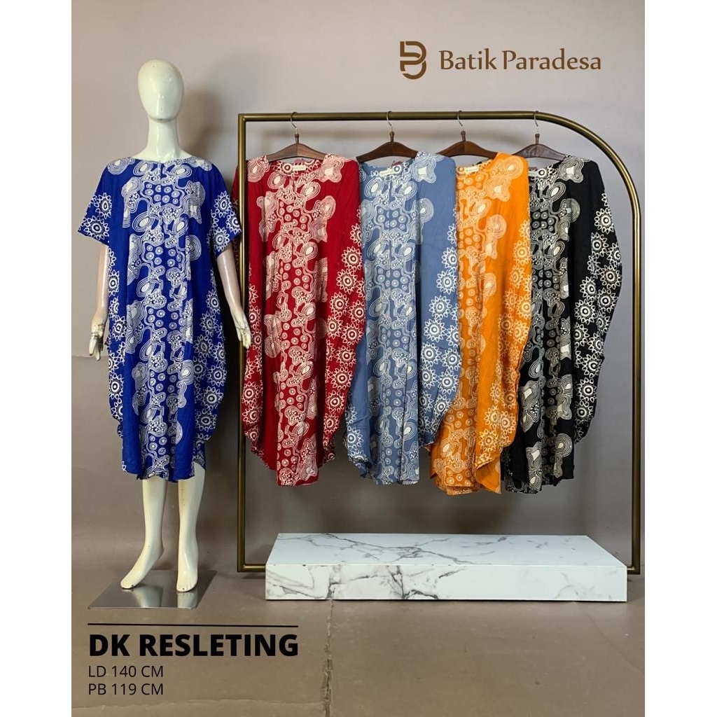 Daster Batik Pekalongan Daster Busui Daster Kalong Resleting All Size Batik Paradesa by Batik Huza