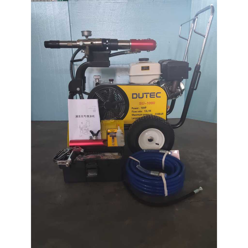 Mesin Sprayer Gasoline SU-1080 Dutec Airless Sprayer Latex Cat Machine