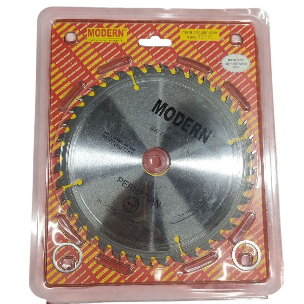 PISAU CIRCULAR SAW 7INCH 7 X 40T MODERN PISAU KAYU CIRCULAR SAW 7" 7X40T