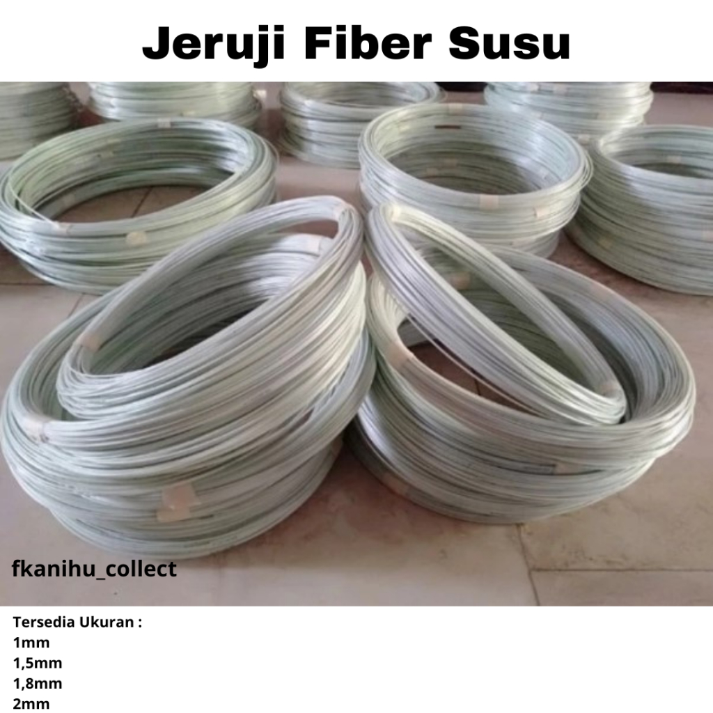 Jeruji Fiber Susu | Jeruji Fiber Sangkar Burung Putih Susu