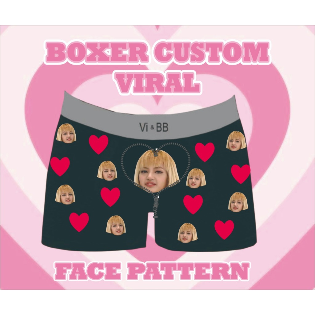 Celana Dalam Pria Custom Boxer Custom Foto