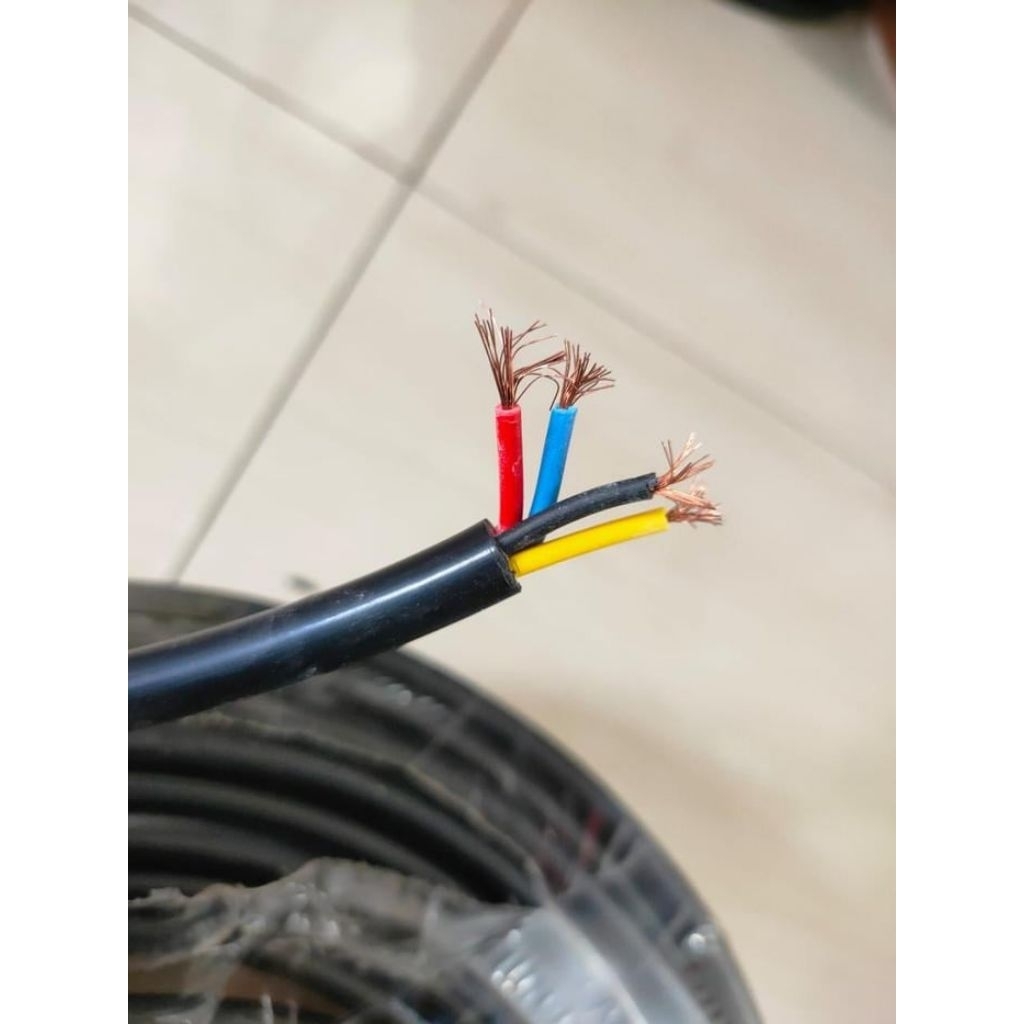 [ Ecer 1 Meter ] Kabel Speaker Audio NYYHY Yurito 4x0,75mm 4x0.75mm 4x0,75 4x0.75 mm Eceran Per 1 Me