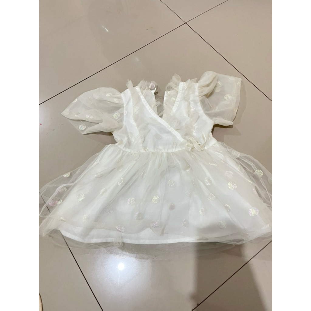 preloved dress baju pesta bayi like new