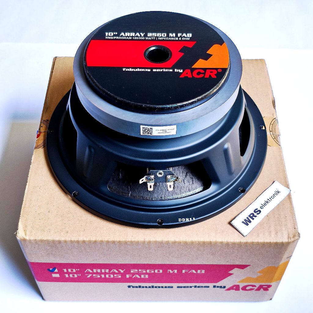 Speaker spiker 10" inch ACR ARRAY FABULOUS Fabulus 2560 M FAB voice coil 2,5" mid