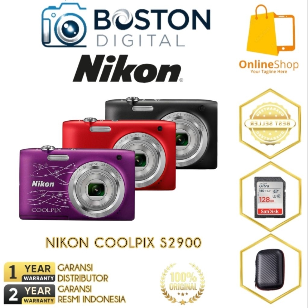 Camera nikon coolpix S2900/Camera digital S2900/Nikon camera digital