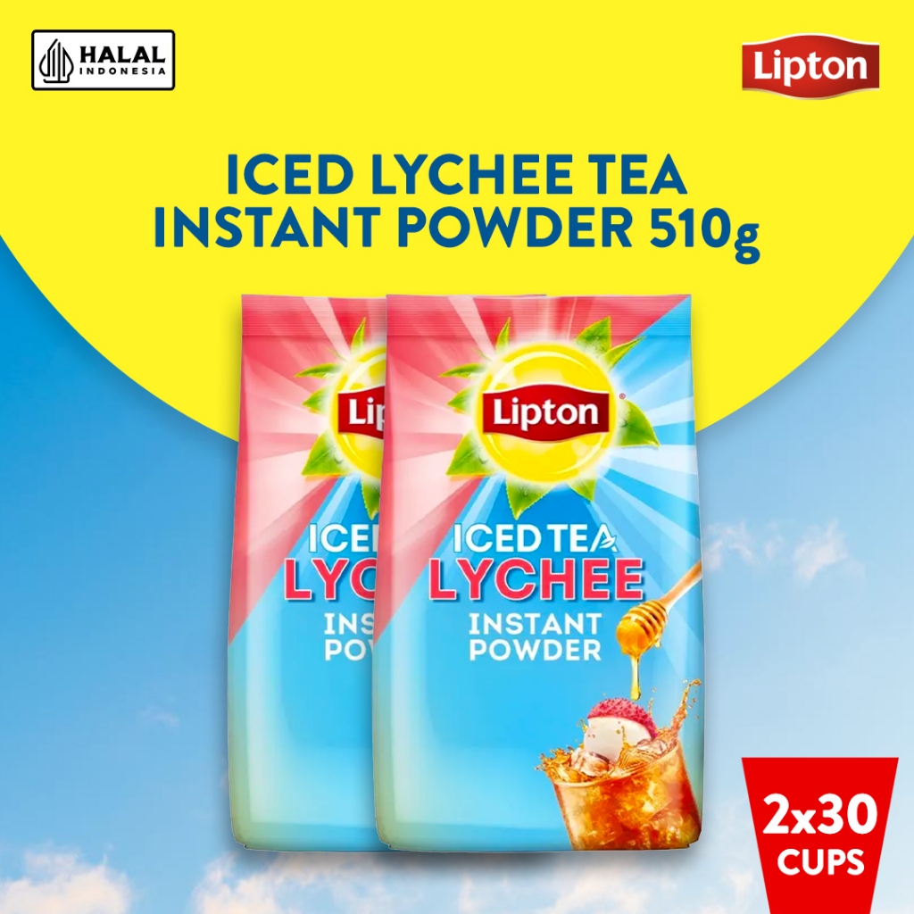 Bubuk Es Teh Leci 510gr - Minuman Teh Segar Praktis untuk Segala Acara