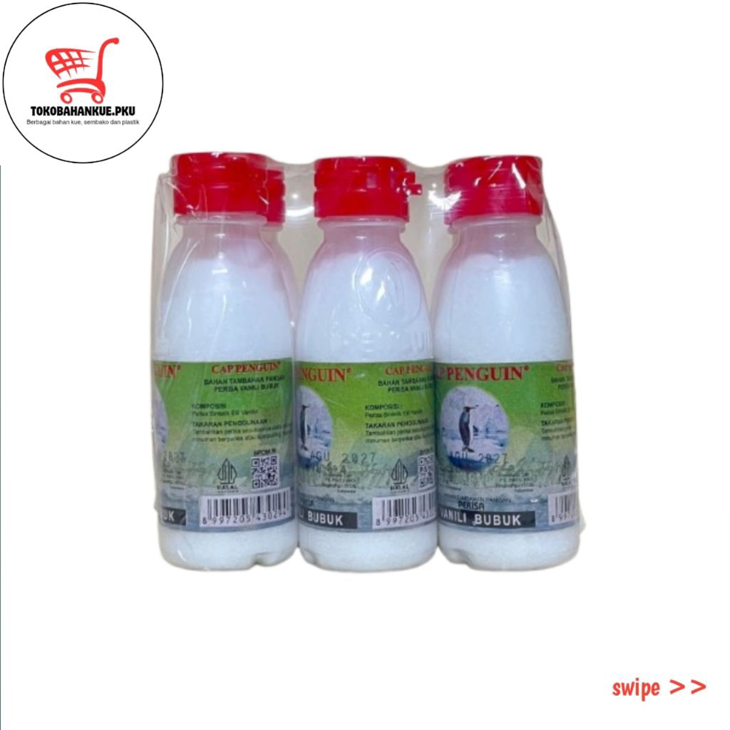 VANILI PENGUIN 30GR | VANILI BUBUK KUE ROTI MINUMAN