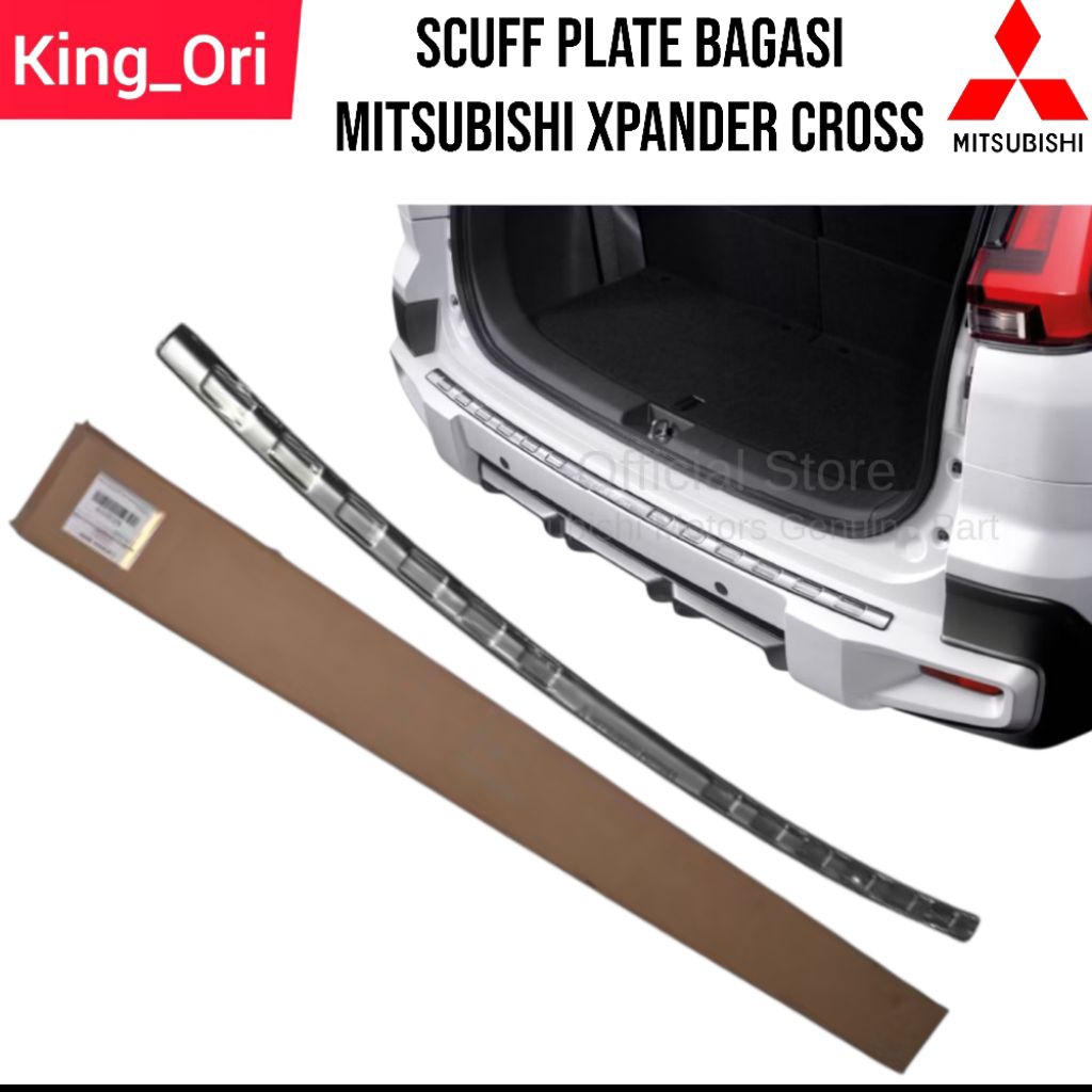 Rear Bumper Belakang Bagasi Cover Plate Pintu Bagasi Mitsubishi Xpander Cross