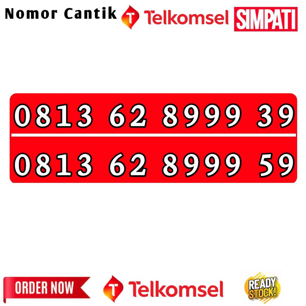 NOMOR CANTIK TELKOMSEL 888 999 - NOMOR CANTIK SIMPATI 99939 99959