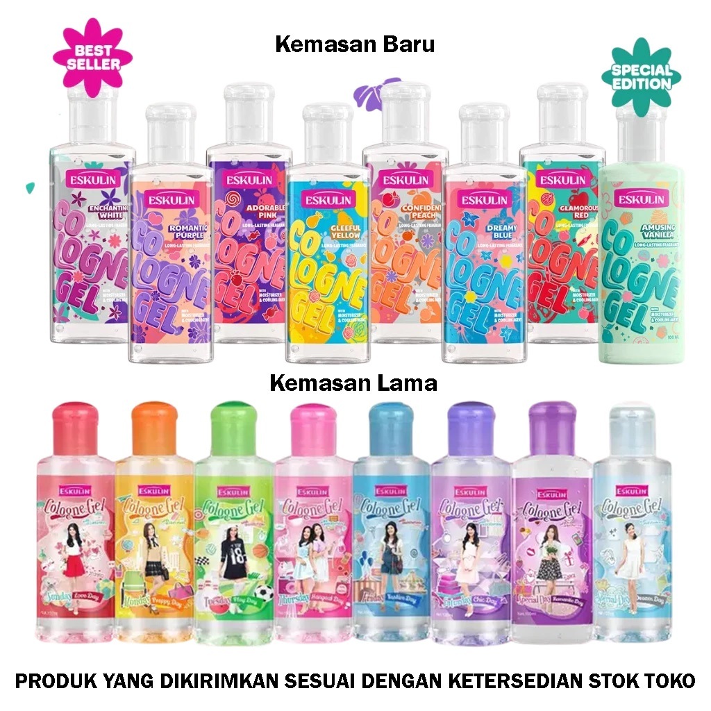 Eskulin Cologne Gel 100ml & 50ml//READY STOCK