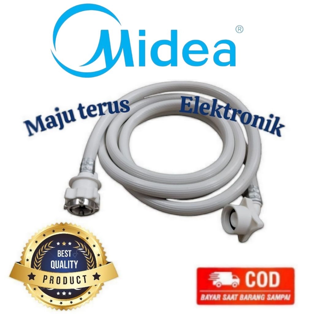 SELANG MESIN CUCI 1 TABUNG MIDEA/SELANG WATER INLET MASUK AIR MESIN CUCI MIDEA