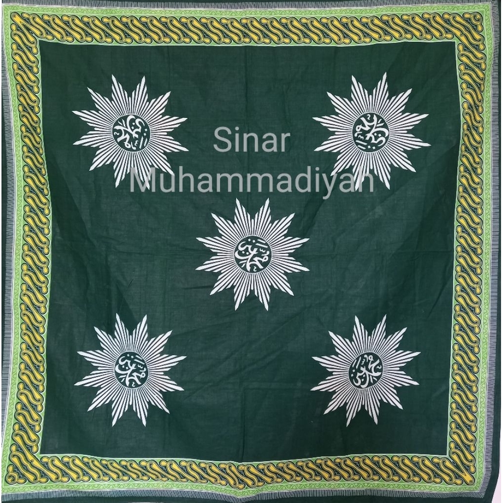 Taplak meja muhammadiyah uk 90, 115cm dan taplak sidang