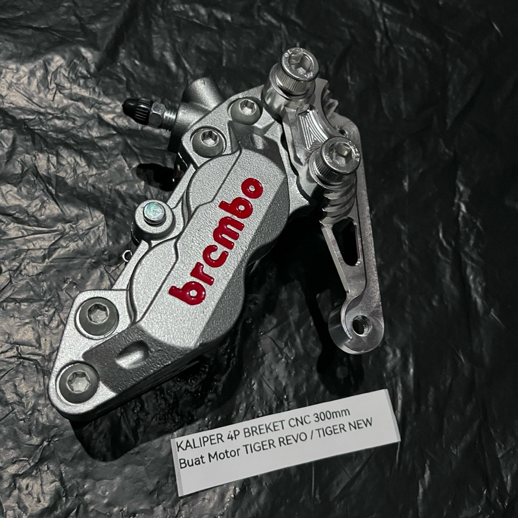 Kaliper depan 4P Tiger Revo 300mm Set Breket CNC Tiger Revo Tiger New Kaliper 4P bigpot Pnp Tiger Re