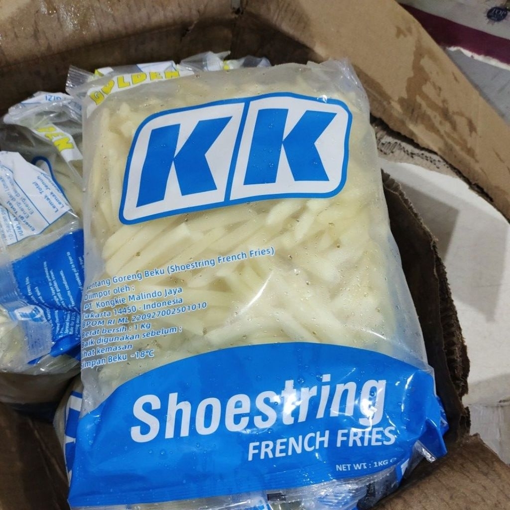 kentang kk shoestring 1 kg beku
