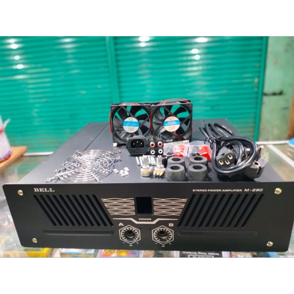 Bok power Amplifier merk bell typeM 290 full Acc