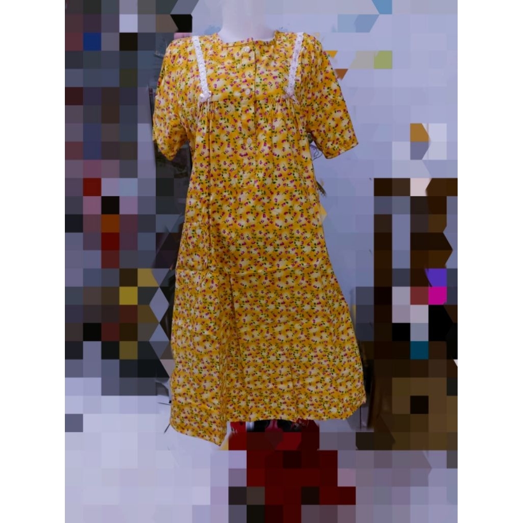 Sweet DT Original daster lengan pendek katun jepang original all size saku
