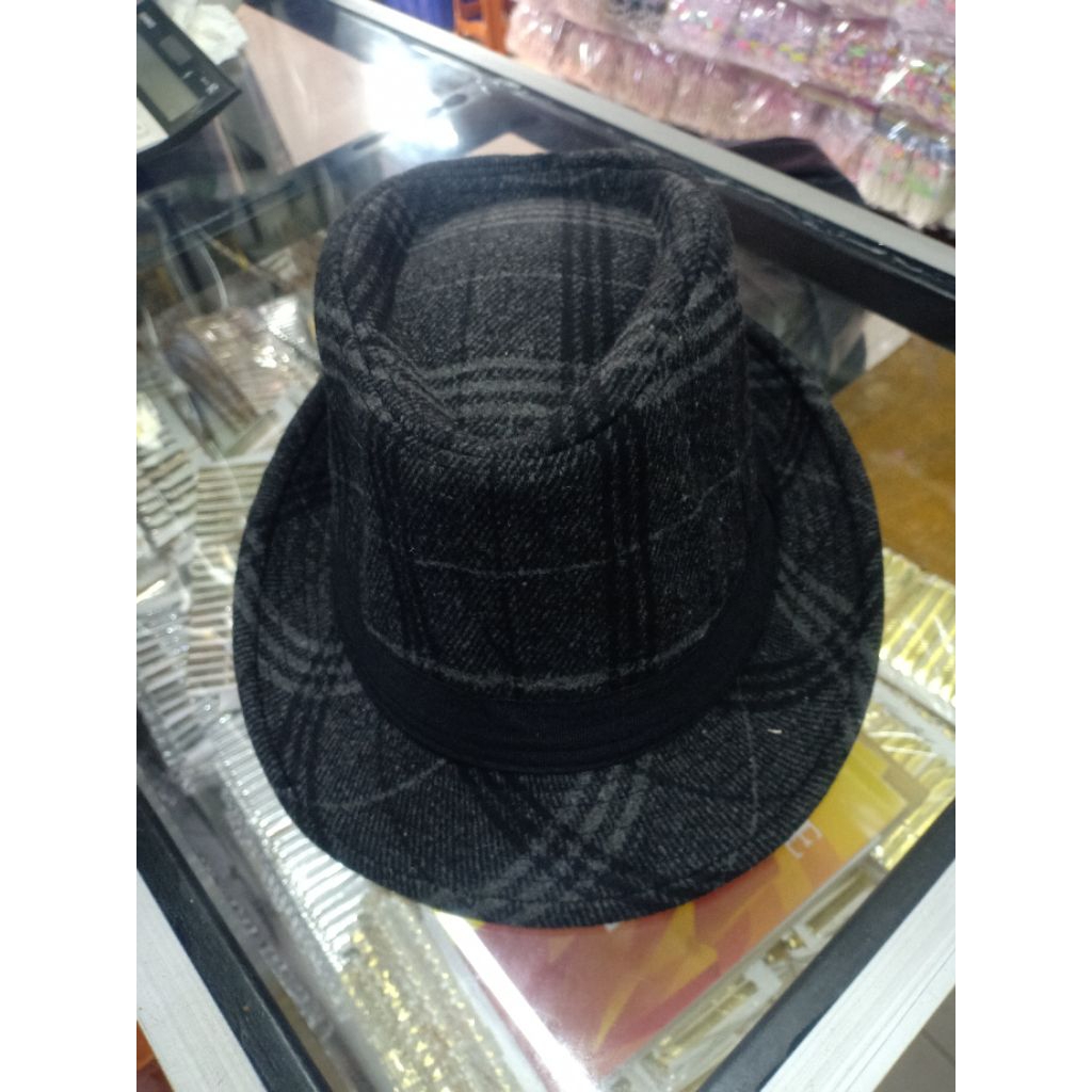 Topi Pedora Dewasa Topi Pedora Pria Pedora Woll